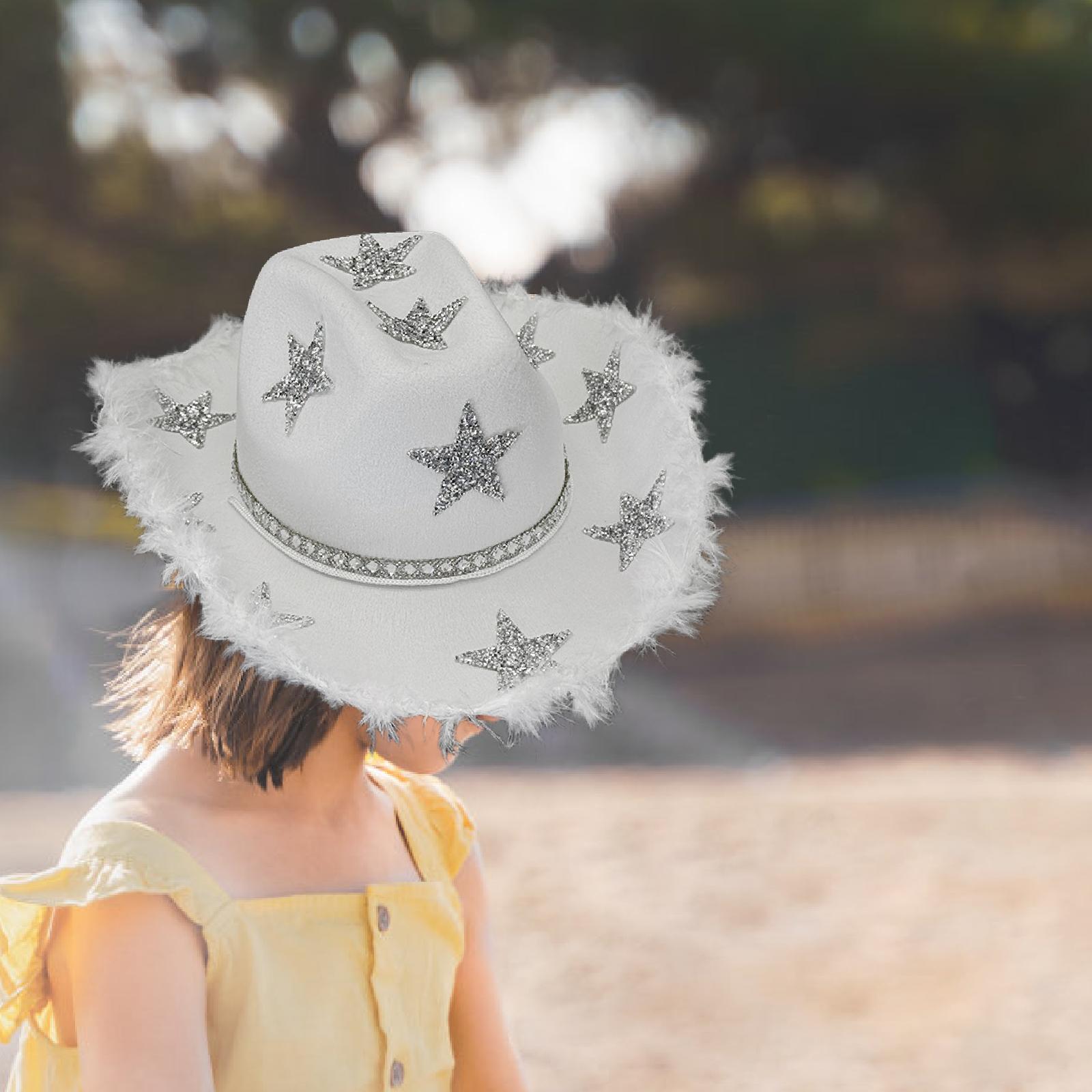 Chapeau de cowboy avec frange  - Cowboy Hat Straw avis et prix
